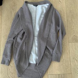 Banana Republic Gray Open Front Cardigan